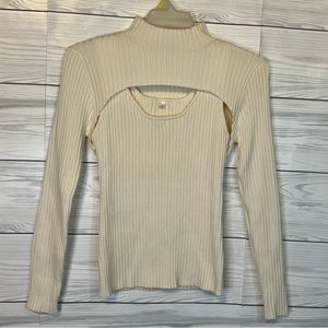 Lg  2 piece Pretty Garden Sweater Top  (Nwot)